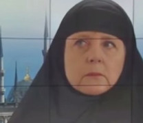 Страшен скандал в Германия! Показаха Меркел с фередже!