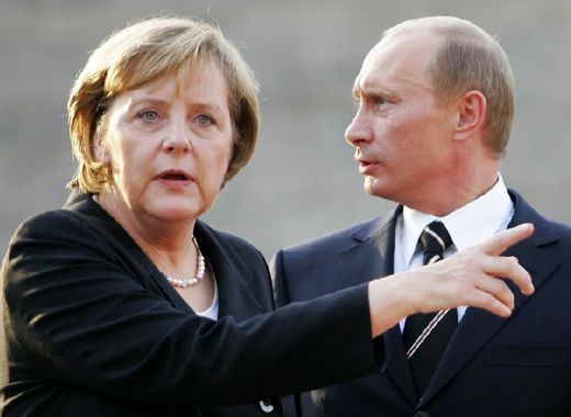 Путин Меркел