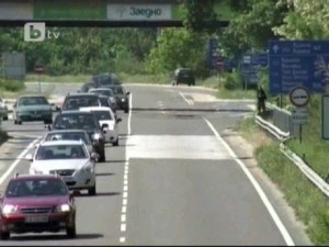 нсо Пътят, на който става катастрофата с кортежа на Първанов