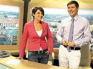 Ани Цолова сияе в компанията на колега си Виктор Николаев, след като стопи излишнитекилограми