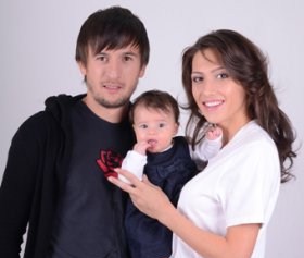 Ромина Андонова, Дарко Тасевски и бебето Дария